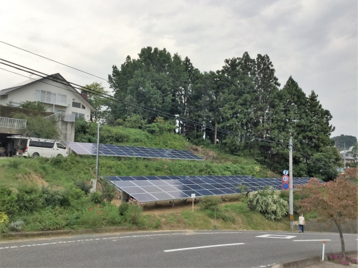 畑・宅地・原野に太陽光発電システムを設置しました！